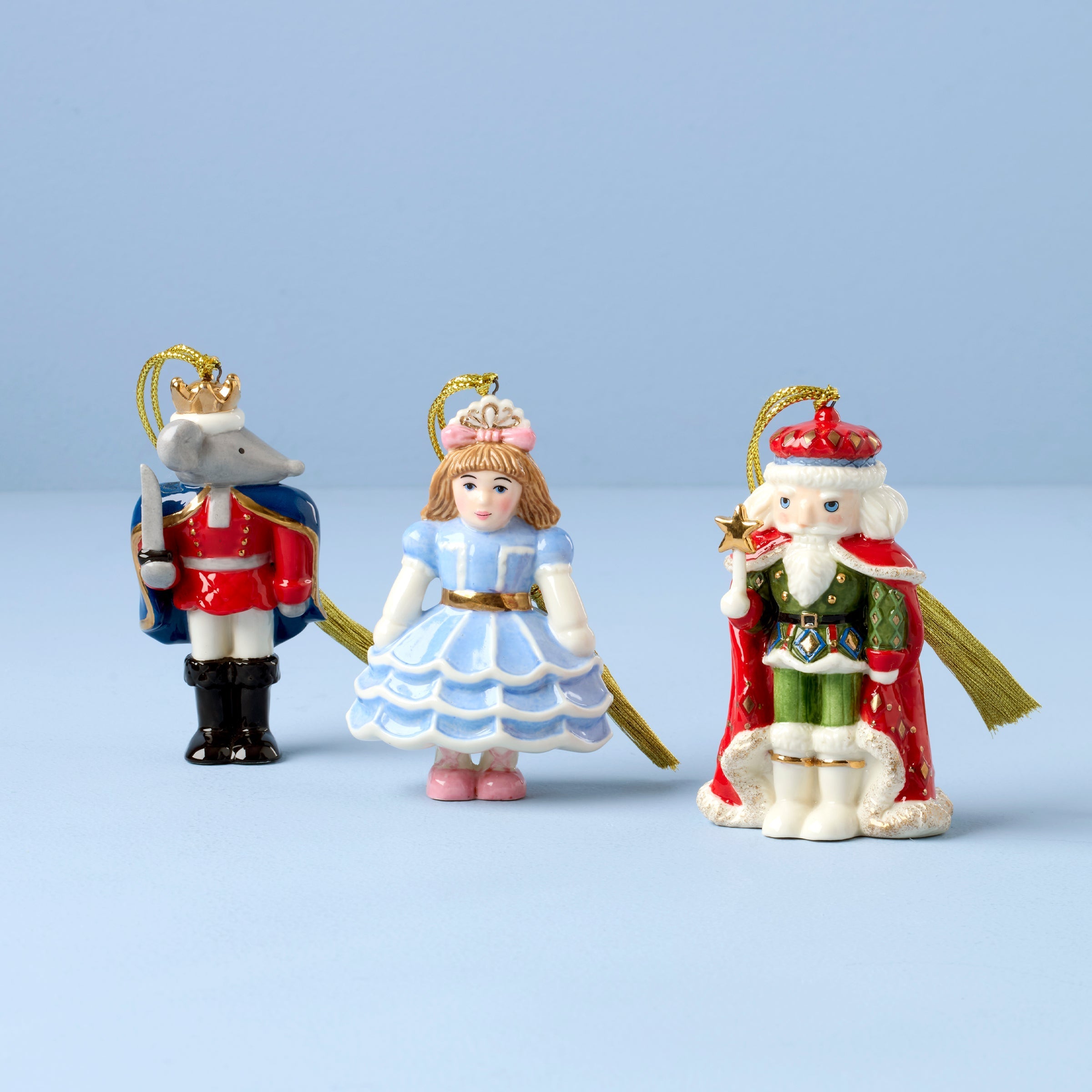 Lenox Heritage Lenox Heritage Nutcracker Ballet 3-Piece Ornament Set