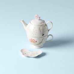 Lenox Heritage Lenox Heritage Butterfly Meadow 3-Piece Tea Set