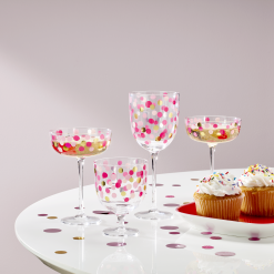 Alternative view of Lenox Heritage Lenox Heritage It's Raining Confetti Coupe Glasses, Set of 4