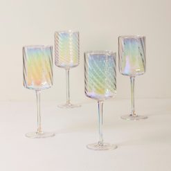 Lenox Heritage Lenox Heritage Tuscany Classics Iridescent White Wine Glasses, Set of 4