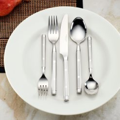 Alternative view of Lenox Heritage Lenox Heritage Shangrila Frosted 20-Piece Flatware Set
