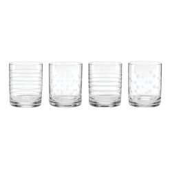 Lenox Heritage Lenox Heritage Mingle Double Old Fashion Glasses, Set of 4