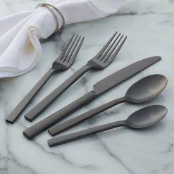 Alternative view of Lenox Heritage Lenox Heritage Chefs Table Midnight Matte 20-Piece Flatware Set