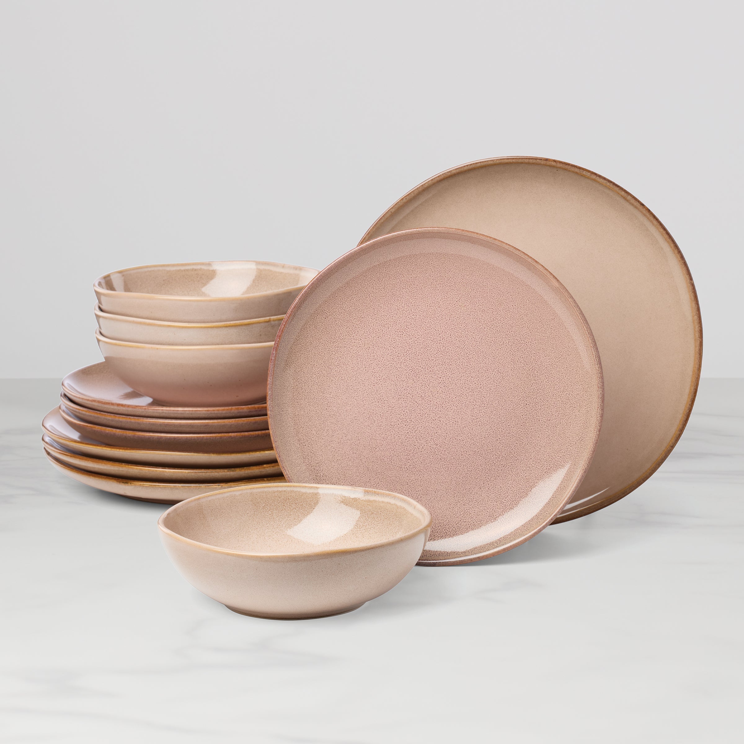 Lenox Heritage Lenox Heritage Organic Shades Clay 12-Piece Dinnerware Set