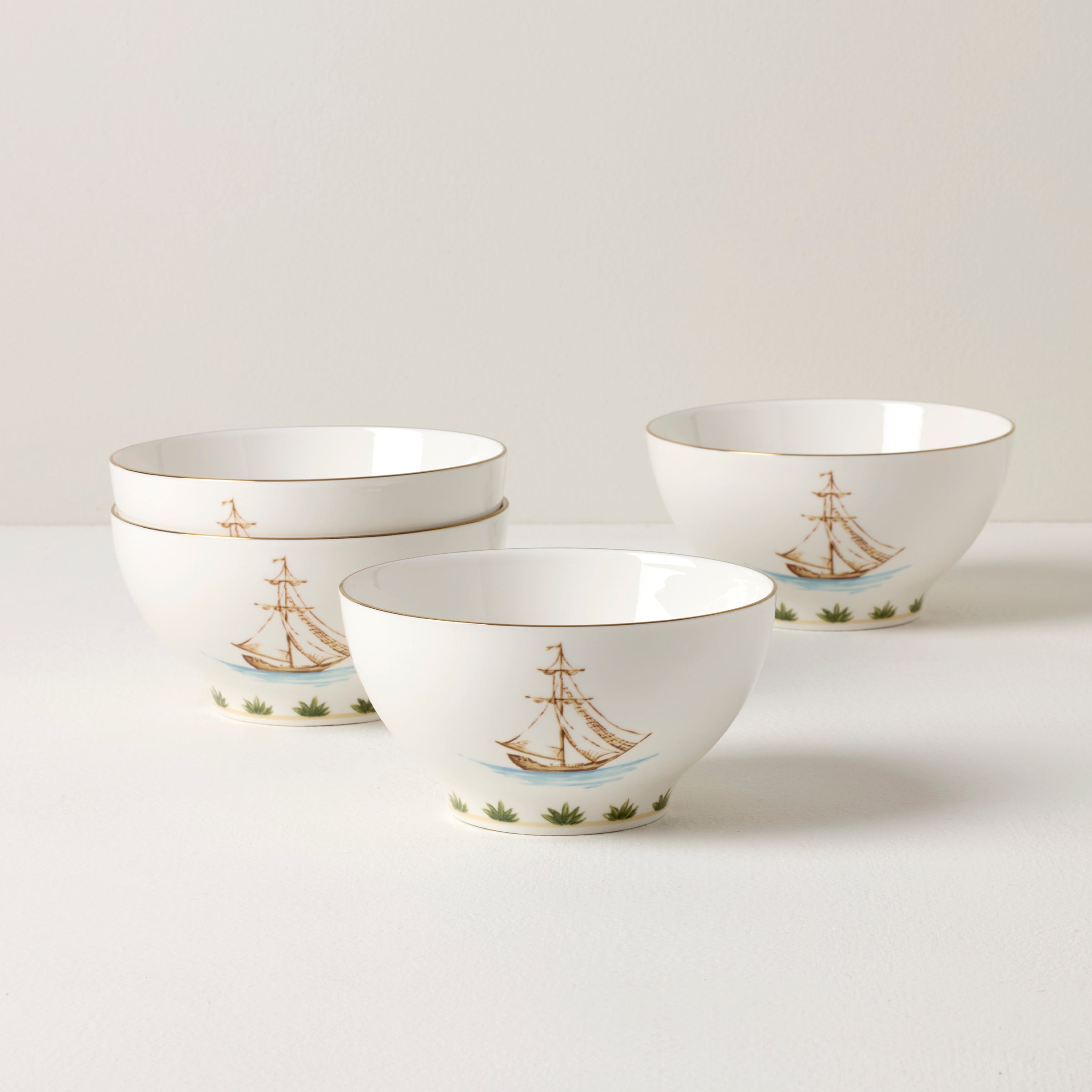 Lenox Heritage Lenox Heritage British Colonial Tradewind Rice Bowls, Set of 4