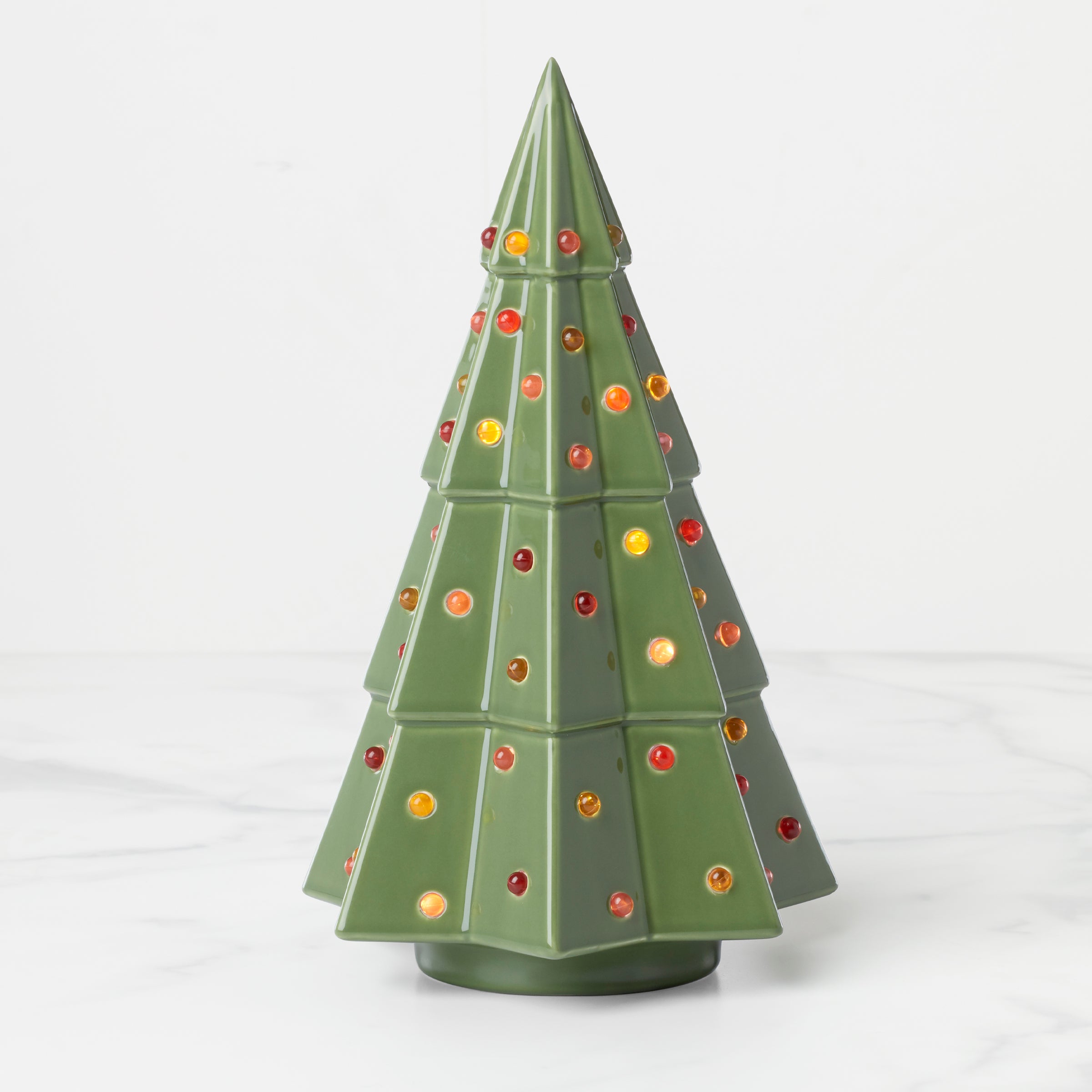 Lenox Heritage Lenox Heritage Evergreen Large Lit Tree Figurine