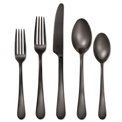 Lenox Heritage Lenox Heritage Mirabella Gunmetal Satin 30-Piece Flatware Set
