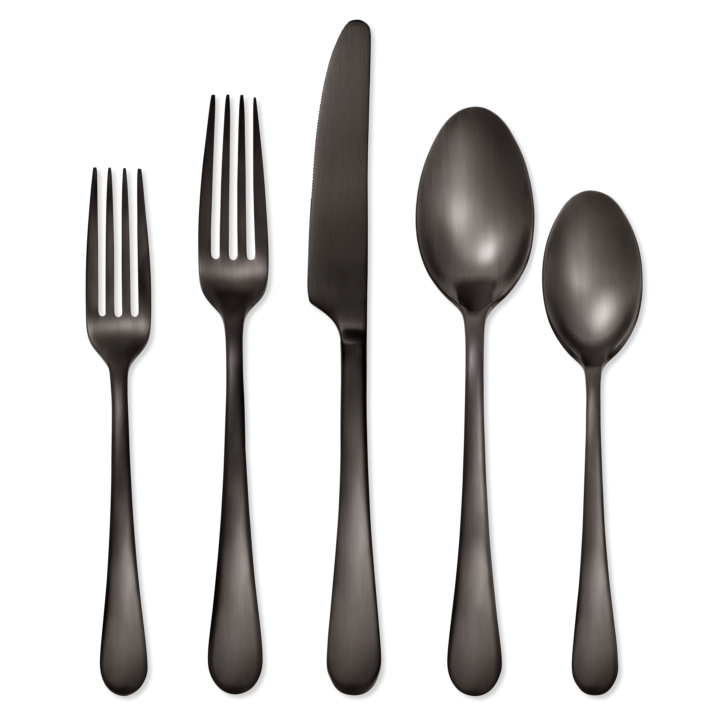 Lenox Heritage Lenox Heritage Mirabella Gunmetal Satin 30-Piece Flatware Set