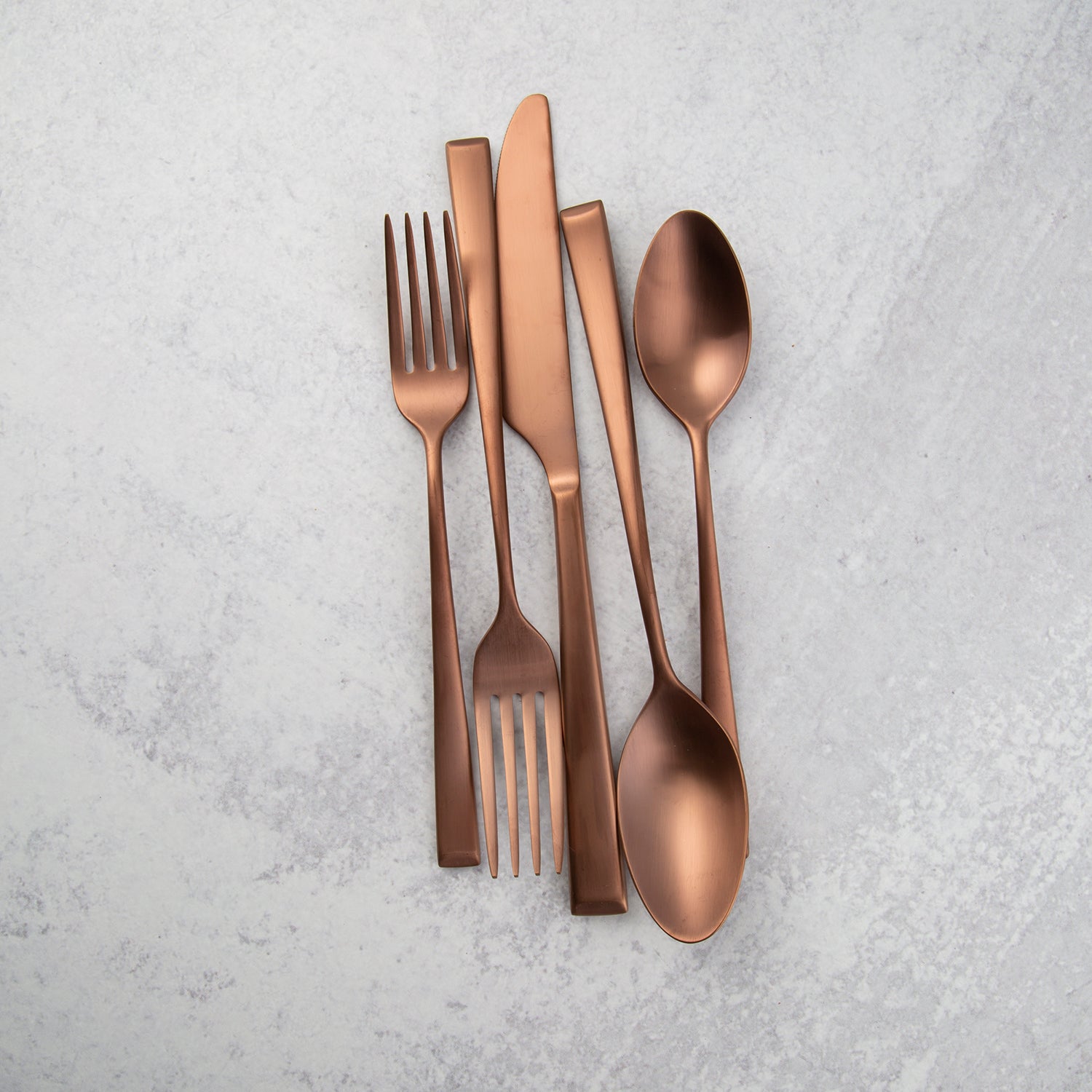 Lenox Heritage Lenox Heritage Marlise Copper Satin 20-Piece Flatware Set - Image 3