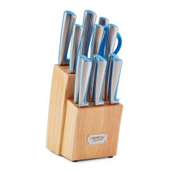 Lenox Heritage Lenox Heritage Orion Blue 14-Piece Cutlery Block Set