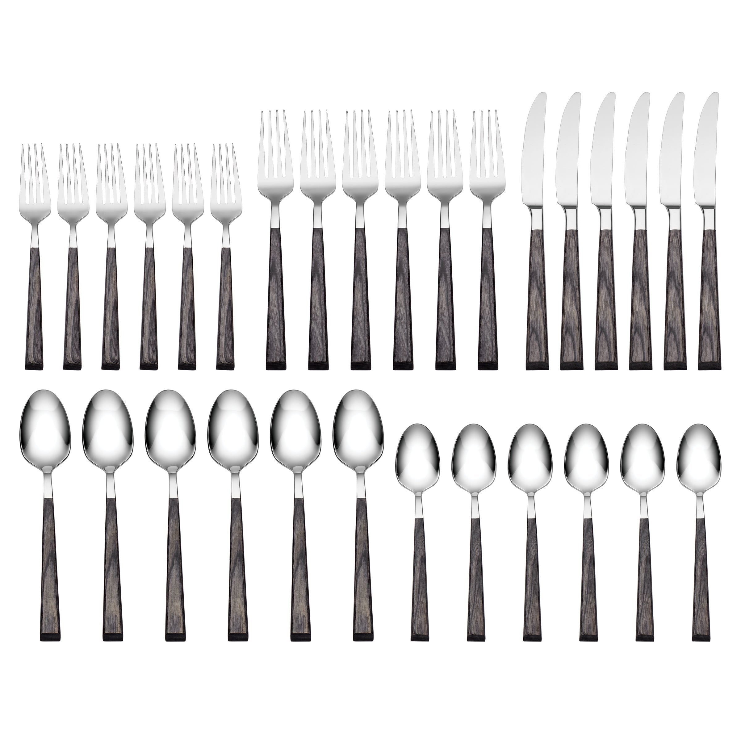 Lenox Heritage Lenox Heritage Coronado Charcoal 30-Piece Flatware Kit