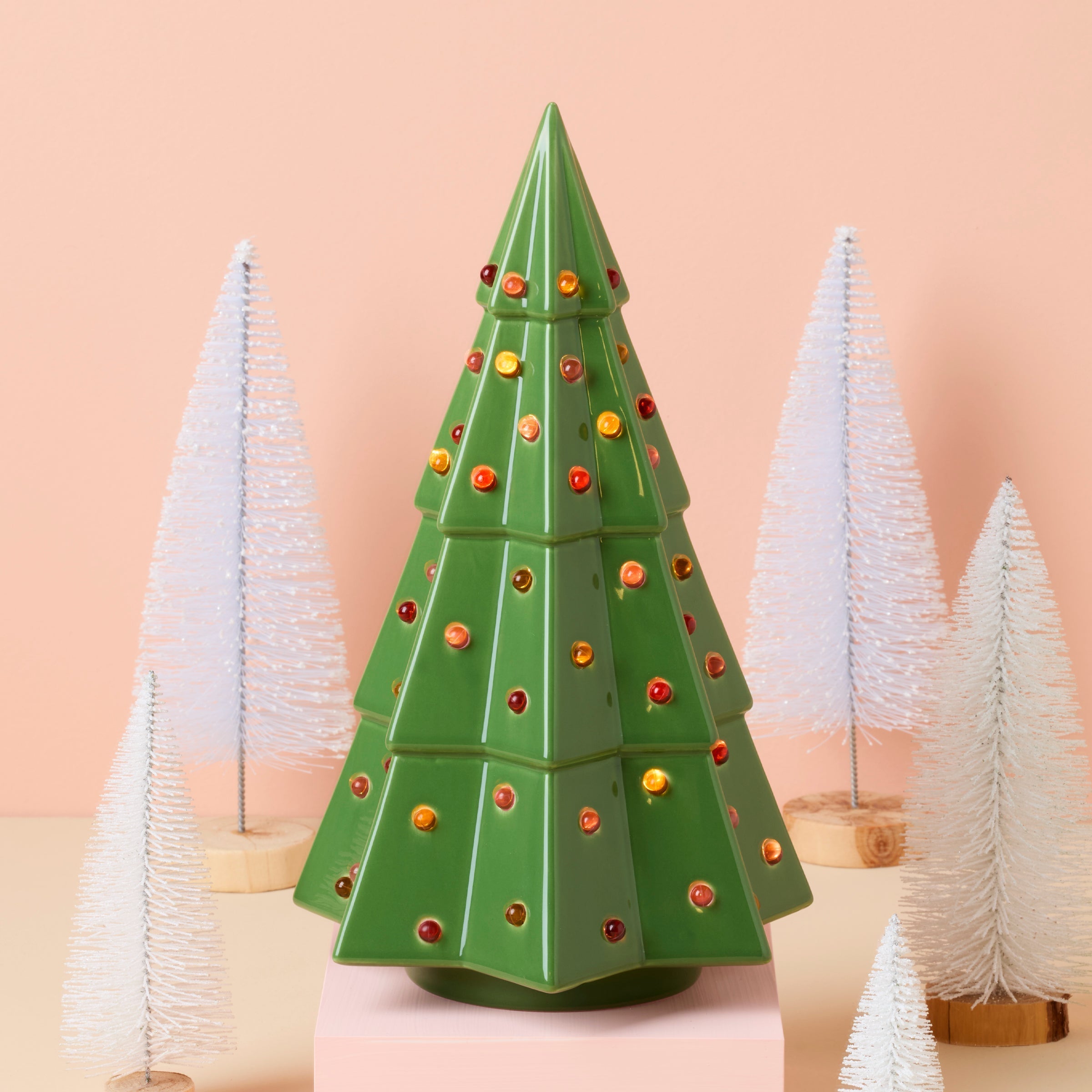 Lenox Heritage Lenox Heritage Evergreen Large Lit Tree Figurine - Image 4