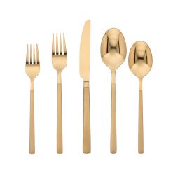 Lenox Heritage Lenox Heritage Kenton Gold Sand 30-Piece Flatware Set
