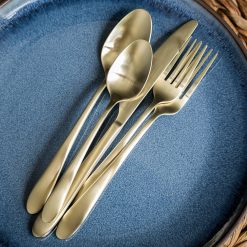 Lenox Heritage Lenox Heritage Poet Champagne Satin 20-Piece Flatware Set