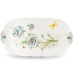 Alternative view of Lenox Heritage Lenox Heritage Butterfly Meadow Oblong Sandwich Tray