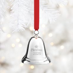 Alternative view of Lenox Heritage Lenox Heritage 2025 Annual Christmas Bell Sterling Silver Ornament