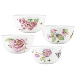 Alternative view of Lenox Heritage Lenox Heritage Butterfly Meadow Bloom 4-Piece Bowl Set