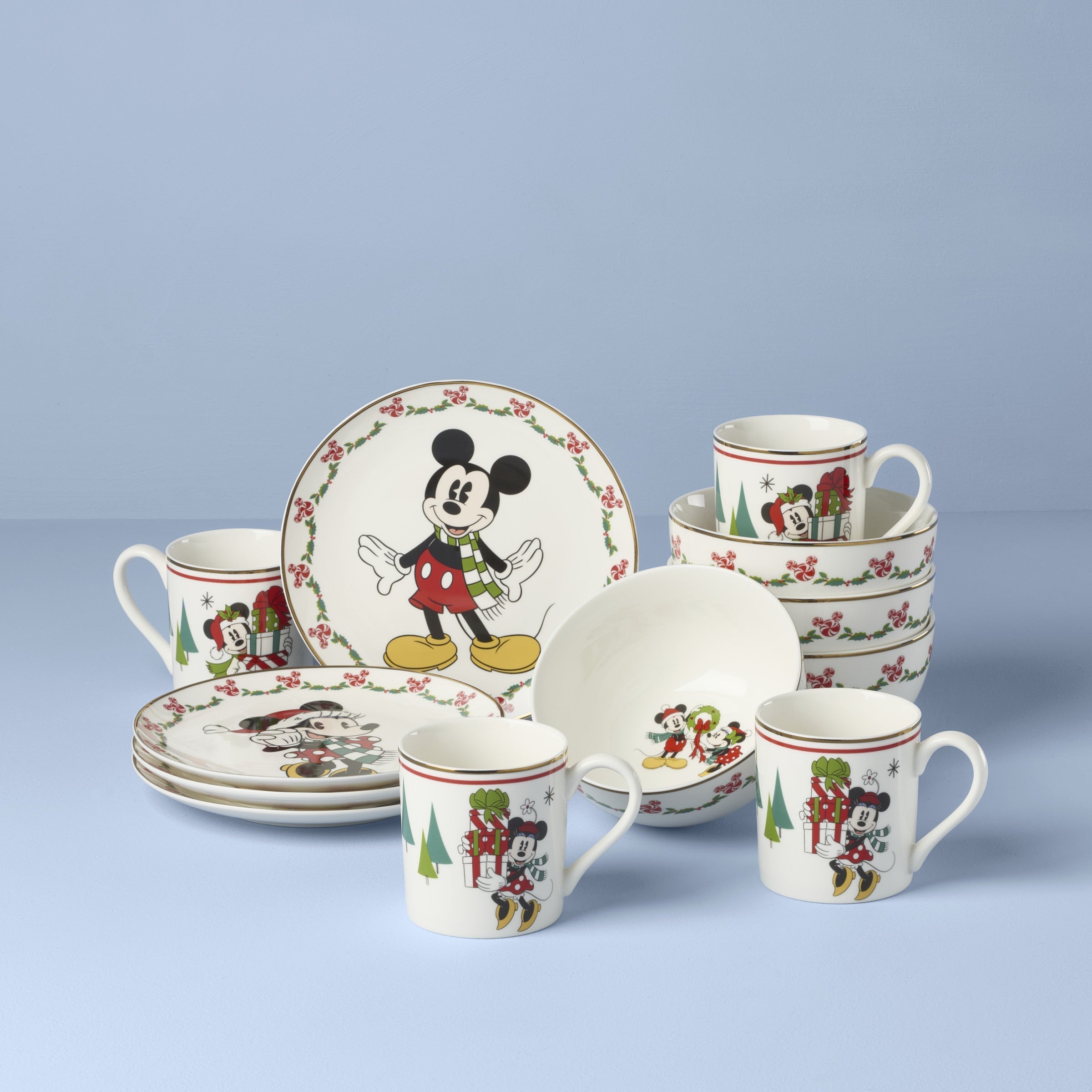 Lenox Heritage Lenox Heritage Disney Holiday 12-Piece Dessert Set