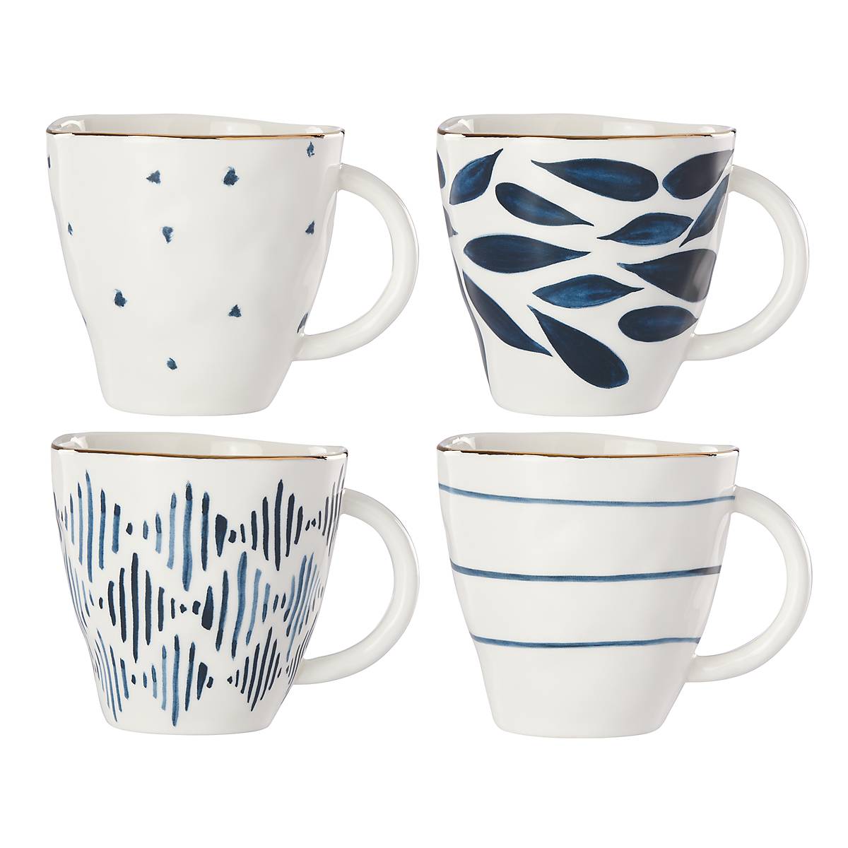 Lenox Heritage Lenox Heritage Blue Bay Dessert Mugs, Set of 4 - Image 2