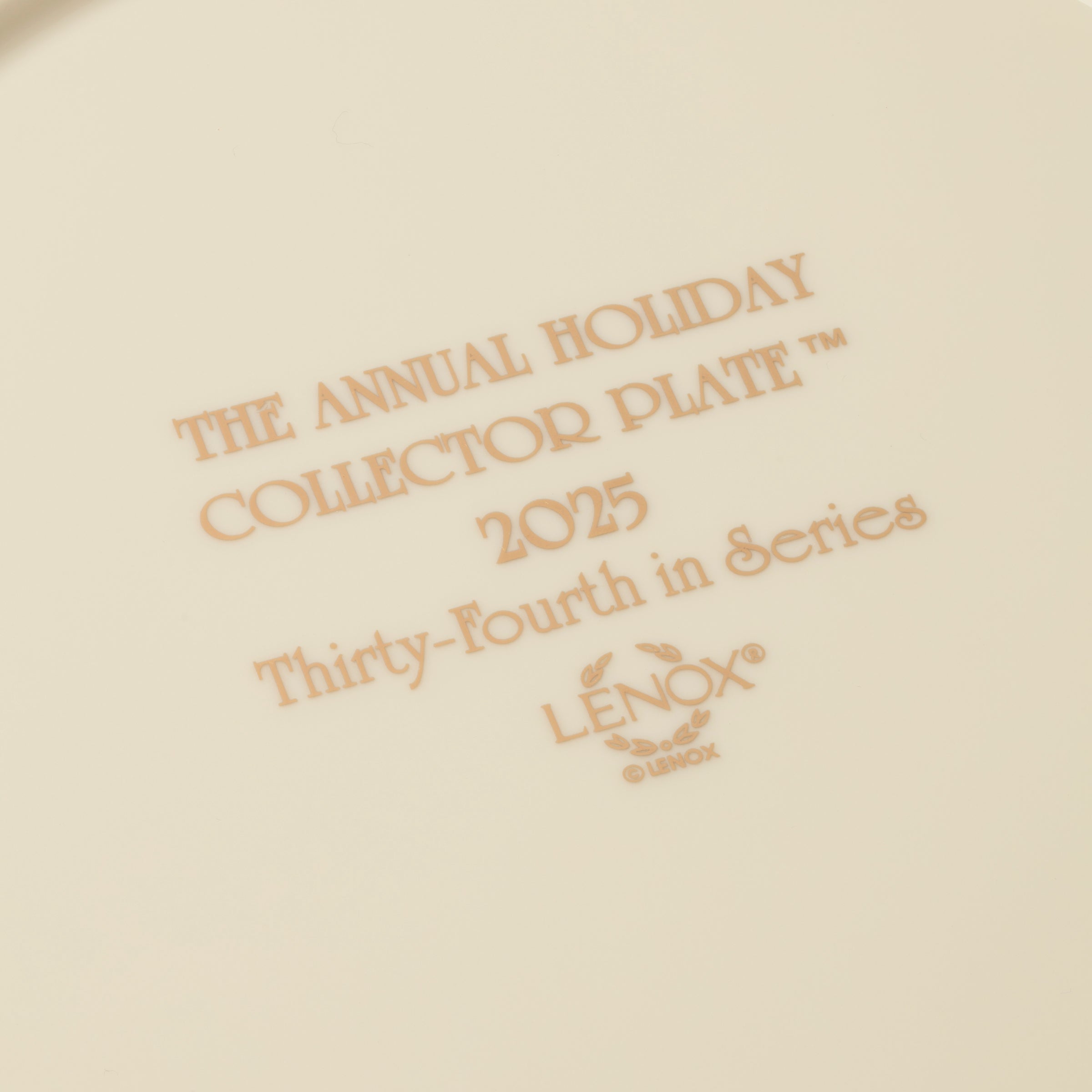 Lenox Heritage Lenox Heritage 2025 Annual Holiday Plate Night Snow - Image 3