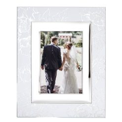Lenox Heritage Lenox Heritage Silver Peony 5x7 Photo Frame