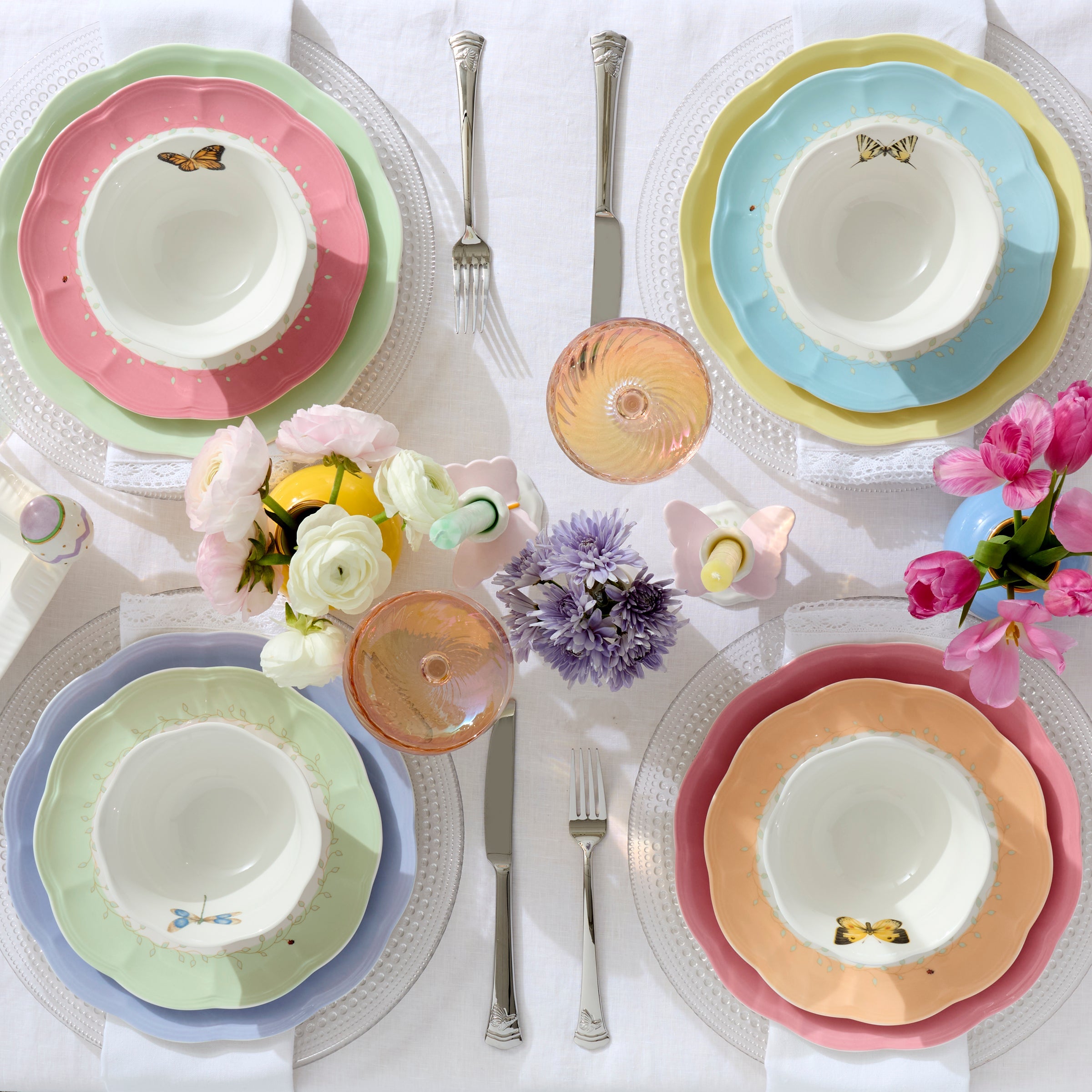 Lenox Heritage Lenox Heritage Butterfly Meadow Colors 18-Piece Dinnerware Set - Image 3