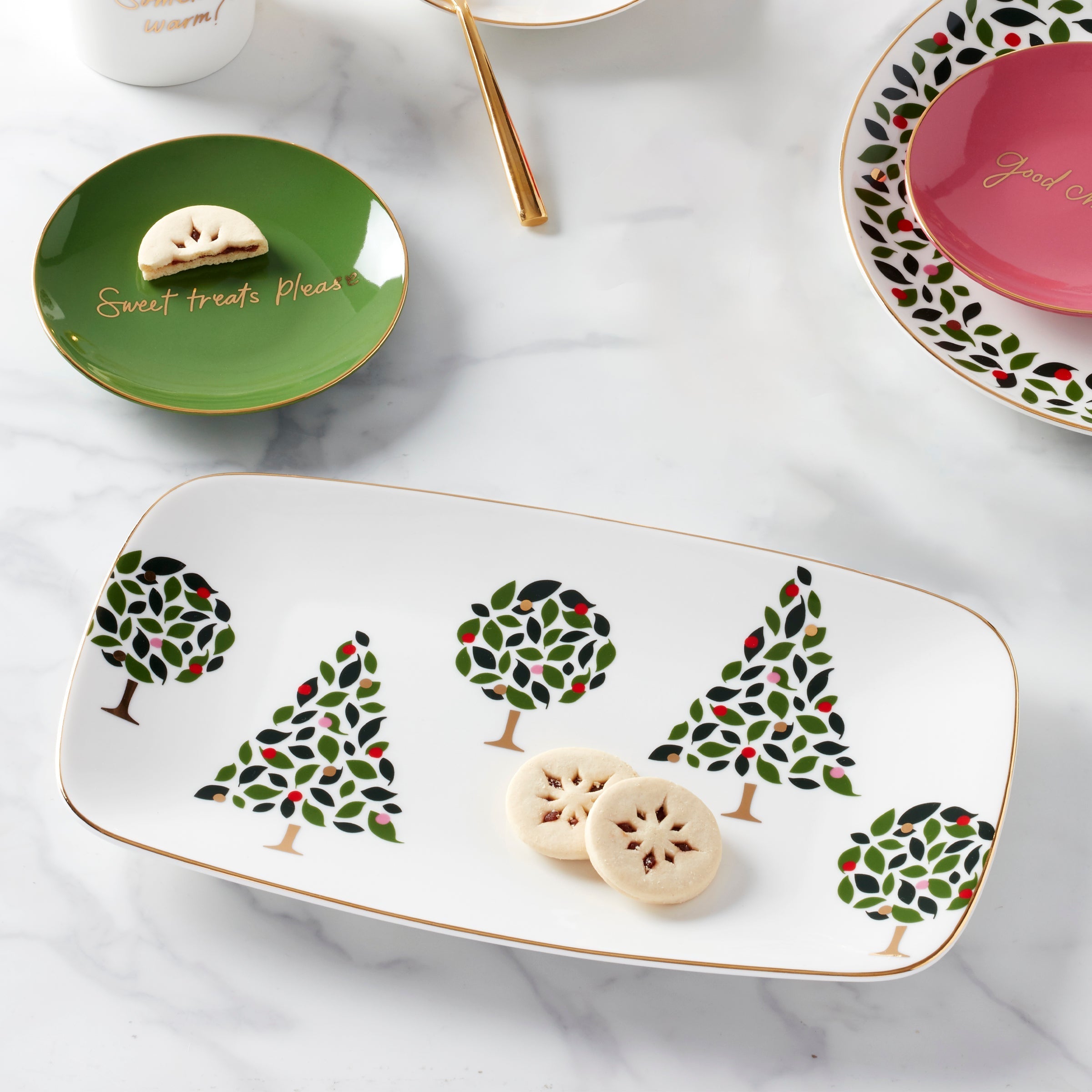 Lenox Heritage Lenox Heritage Evergreen Hors d'Oeuvres Tray - Image 4