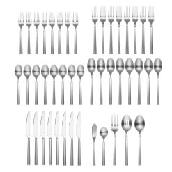 Alternative view of Lenox Heritage Lenox Heritage Gailann Satin 45-Piece Flatware Set with Caddy