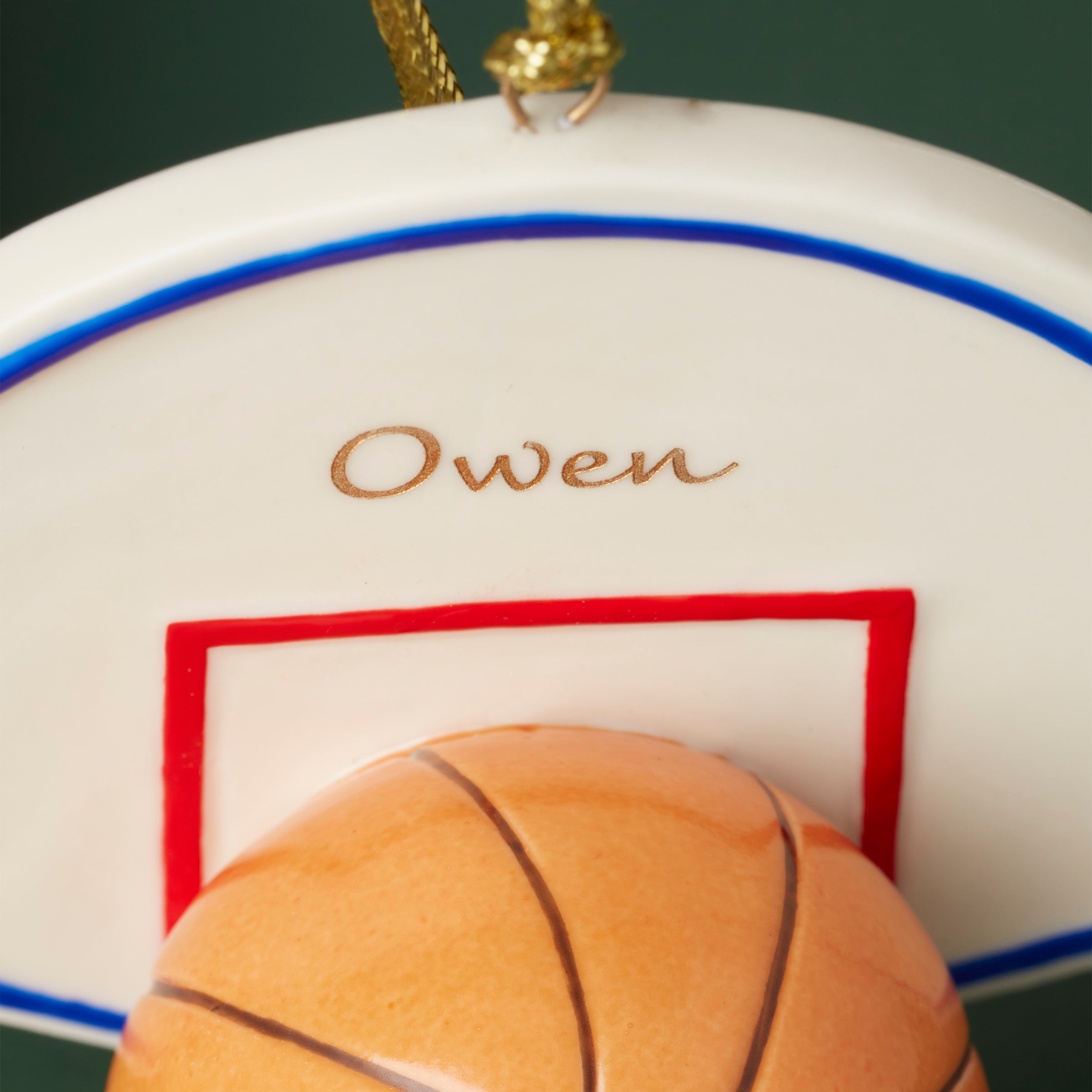 Lenox Heritage Lenox Heritage Personalized Basketball Ornament - Image 3