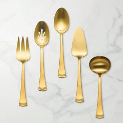 Lenox Heritage Lenox Heritage Portola Gold Satin 5-Piece Hostess Set