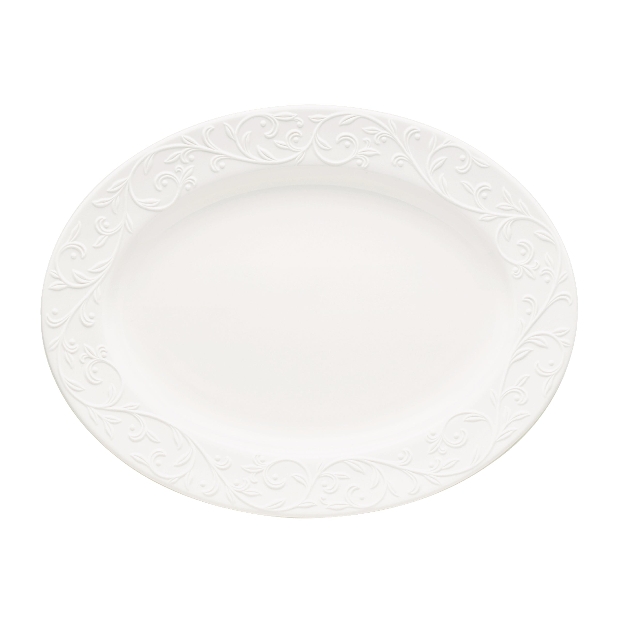 Lenox Heritage Lenox Heritage Opal Innocence Carved Oval Platter