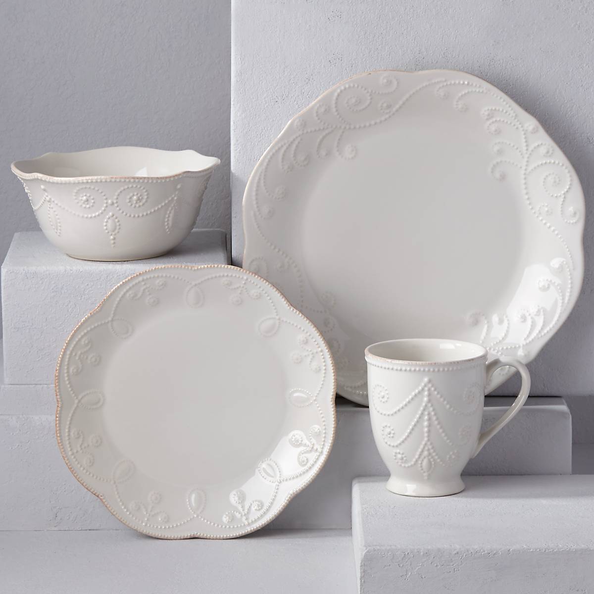 Lenox Heritage Lenox Heritage French Perle White 4-Piece Place Setting - Image 7