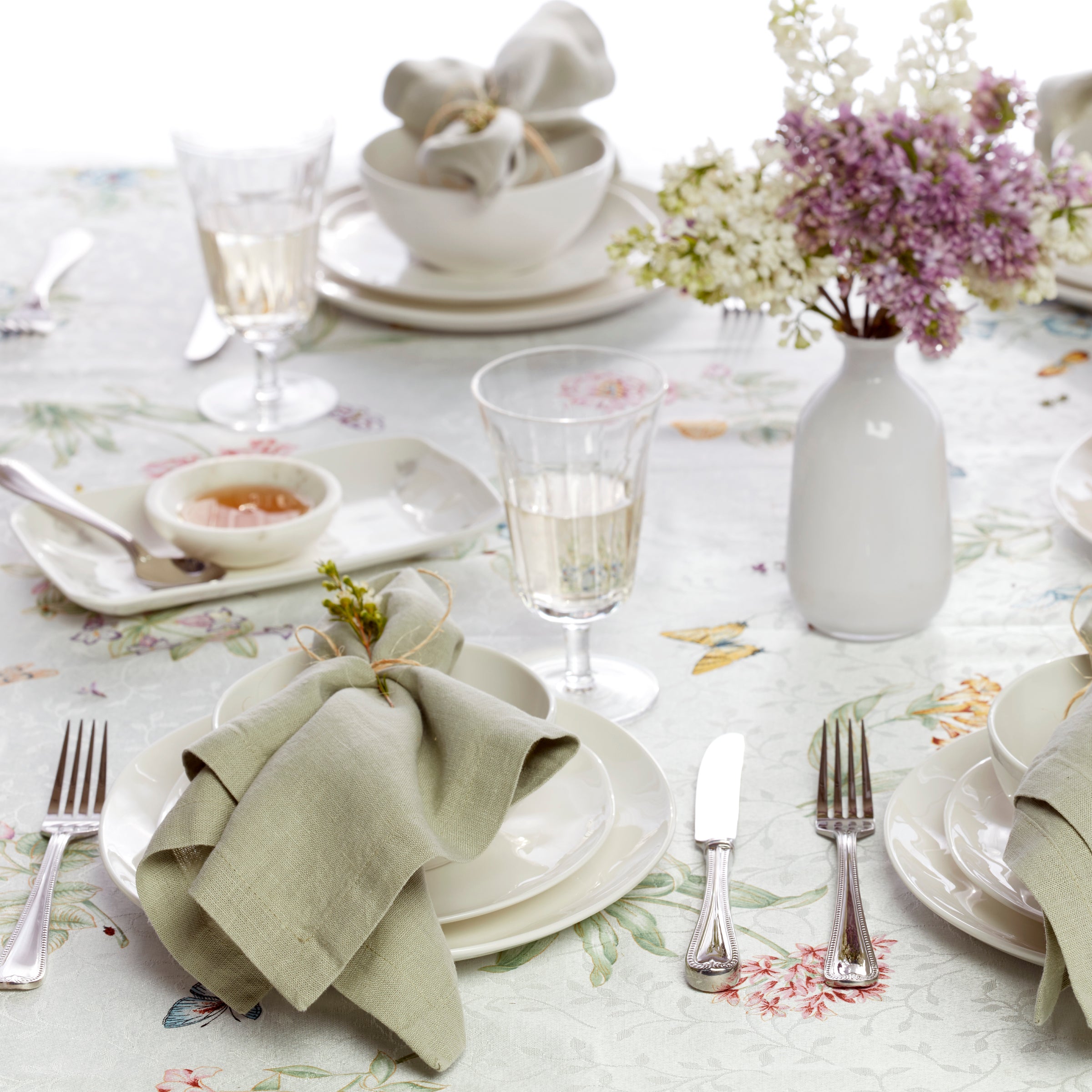 Lenox Heritage Lenox Heritage Bay Colors White Accent Plates, Set of 4 - Image 4