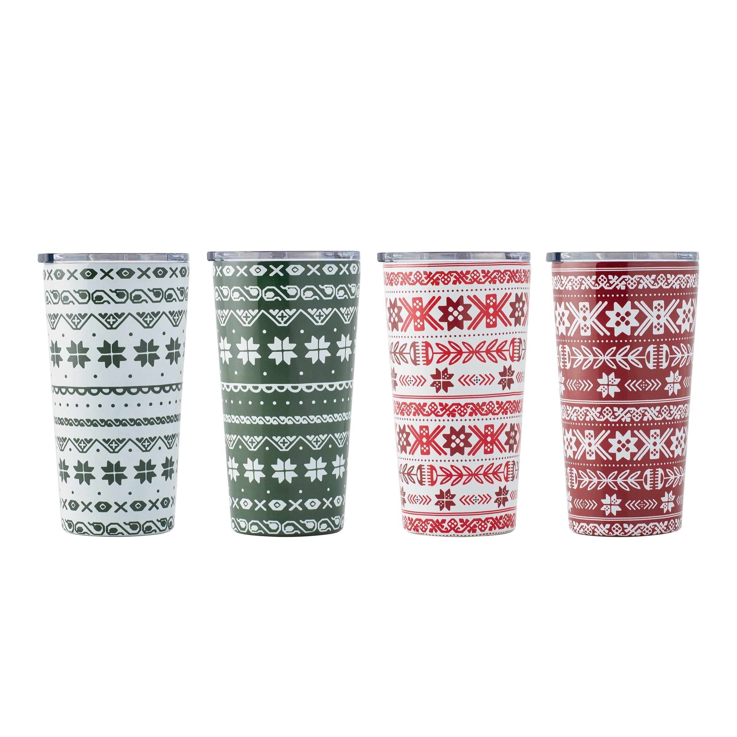 Lenox Heritage Lenox Heritage Fair Isle Highballs, Set of 4