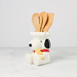Alternative view of Lenox Heritage Lenox Heritage Chef Snoopy Figural Utensil Crock 4-Piece Set