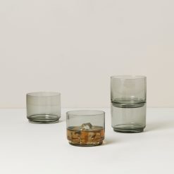 Alternative view of Lenox Heritage Lenox Heritage Tuscany Classics Stackable Smoke Short Glasses,  Set of 4