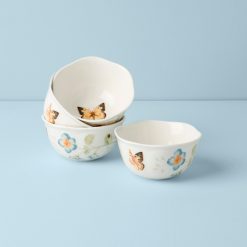 Lenox Heritage Lenox Heritage Butterfly Meadow 4-Piece Dessert Bowl Set