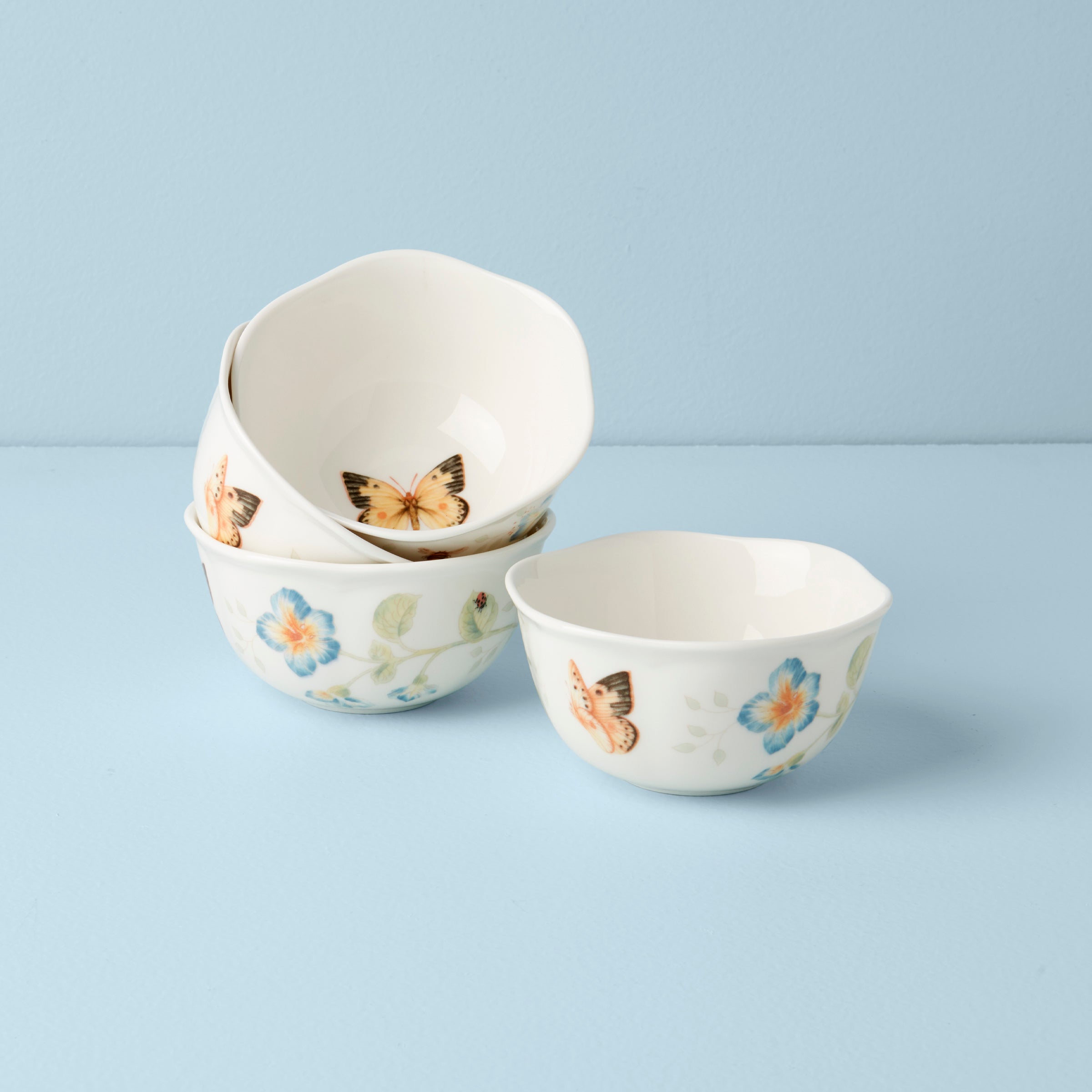 Lenox Heritage Lenox Heritage Butterfly Meadow 4-Piece Dessert Bowl Set