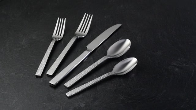 Lenox Heritage Lenox Heritage Chefs Table Hammered 45-Piece Flatware Set - Image 2