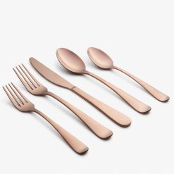 Lenox Heritage Lenox Heritage Rhiannon Copper Satin 20-Piece Flatware Set