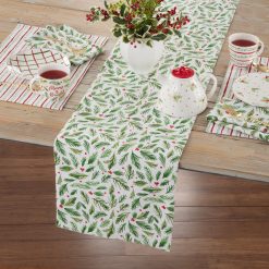Alternative view of Lenox Heritage Lenox Heritage Bayberry Merry & Bright Dinner Napkins, Set of 4