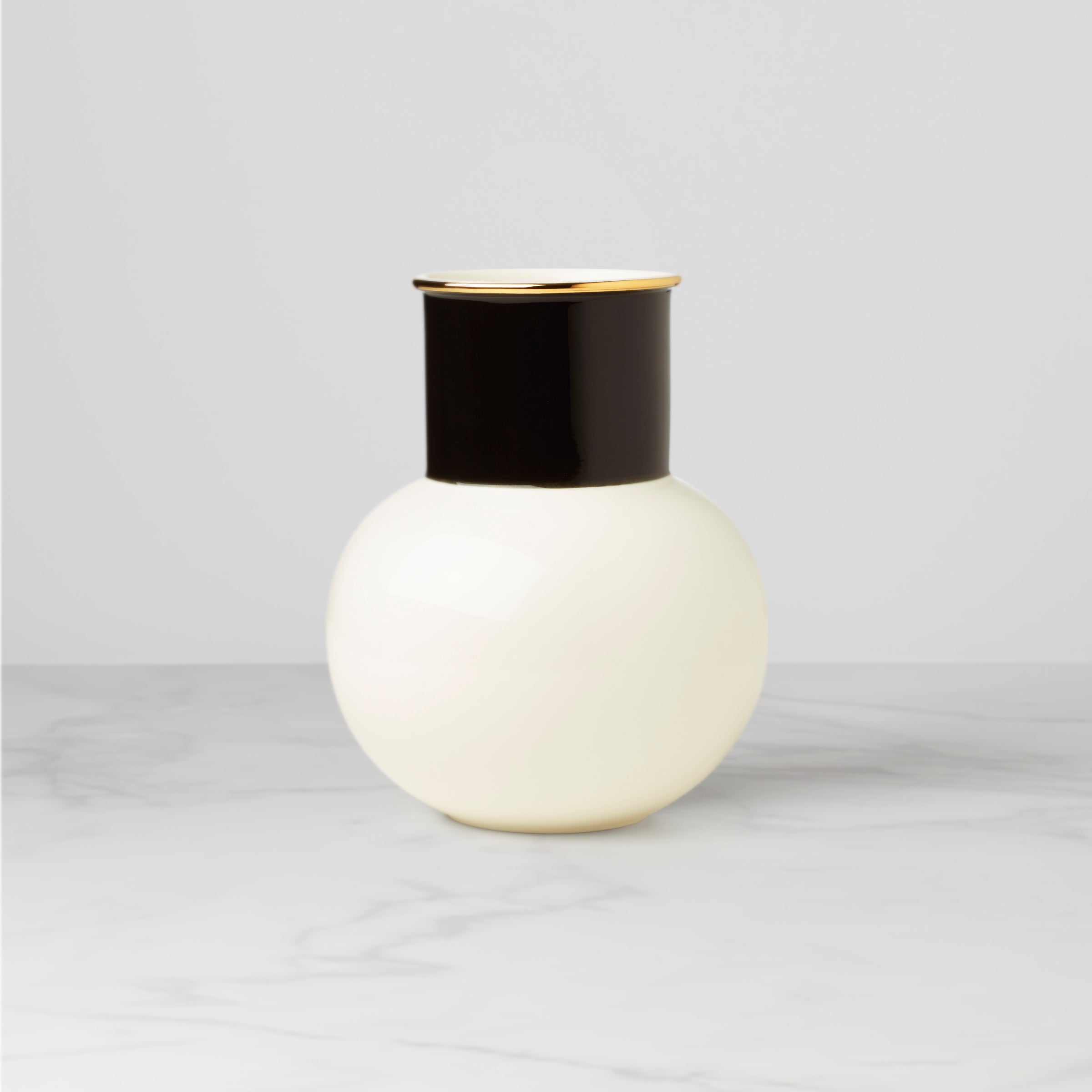 Lenox Heritage Lenox Heritage Make It Pop White & Black Bouquet Vase