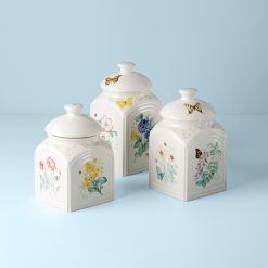 Lenox Heritage Lenox Heritage Butterfly Meadow 3-Piece Canister Set