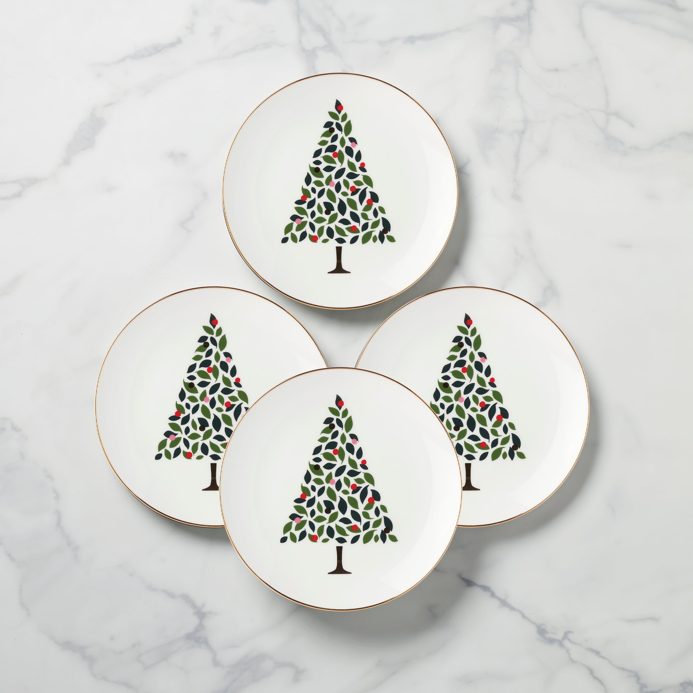 Lenox Heritage Lenox Heritage Evergreen Accent Plates, Set of 4