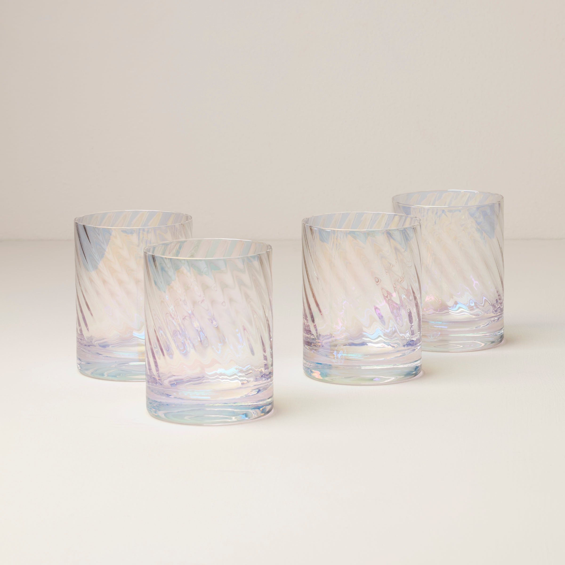 Lenox Heritage Lenox Heritage Tuscany Classics Iridescent Double Old Fashion Glasses, Set of 4