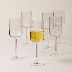 Alternative view of Lenox Eternal Tuscany Classics Straight White Wine Glasses, Set of 6