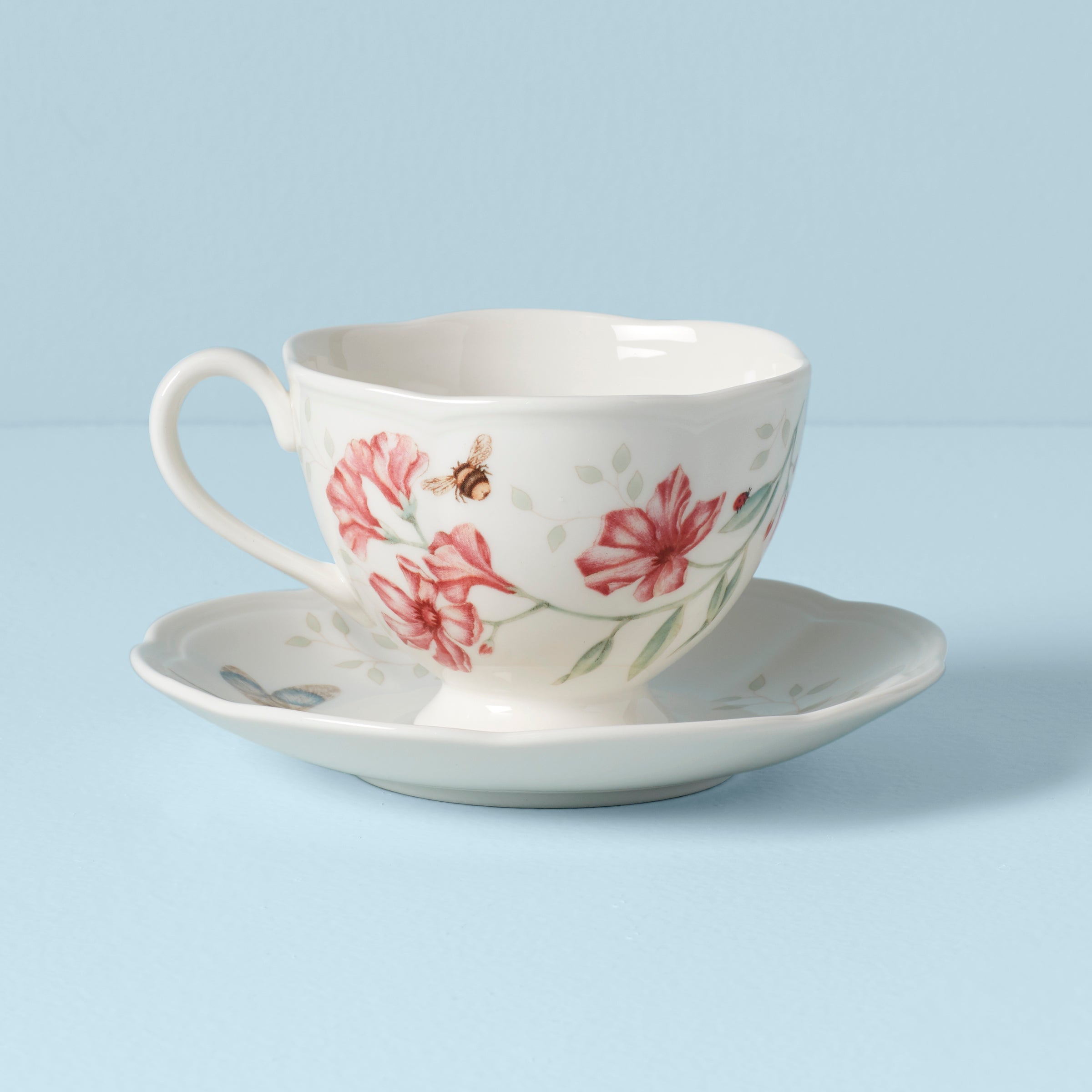 Lenox Heritage Lenox Heritage Butterfly Meadow Dragonfly Cup & Saucer - Image 3