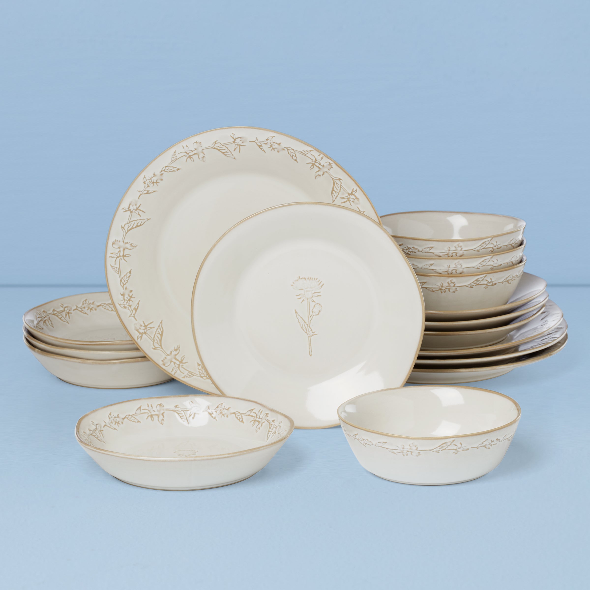 Lenox Heritage Lenox Heritage Homespun 16-Piece Dinnerware Set