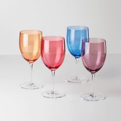 Lenox Heritage Lenox Heritage True Colors Wine Glasses, Set Of 4