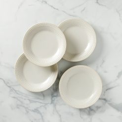 Lenox Heritage Lenox Heritage French Perle Groove White Dinner Plates, Set of 4